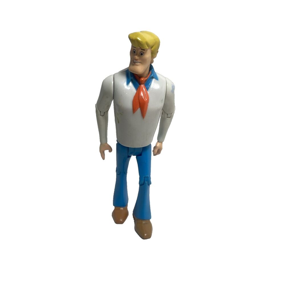 Hanna Barbera Scooby Doo Fred Action Figure Scooby Doo Poseable 4.5"